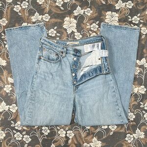 Levi's Ribcage Straight Ankle Women’s Jeans Buttonfly Light Wash Denim